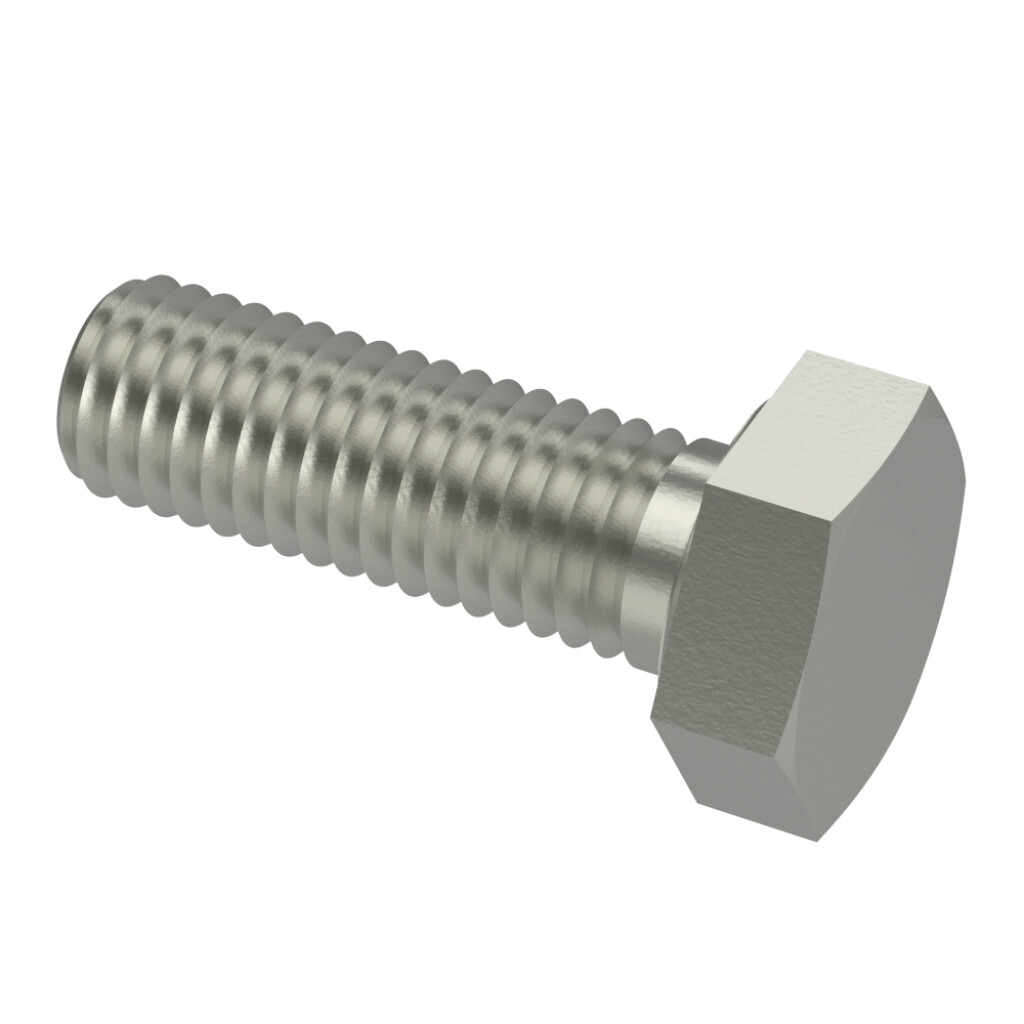 DIN 933 / ISO 4017  M  6 x  20  A2